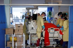Nước Anh đang rơi vào tình trạng khủng hoảng y tế trầm trọng. (Ảnh: AFP/TTXVN)