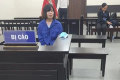 Bị cáo Trịnh Thị Thảo tại phiên tòa. 