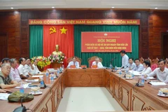 Ngày 25/10, Ủy ban Mặt trận Tổ quốc Việt Nam tỉnh Đắk Lắk tổ chức Hội nghị phản biện xã hội Dự thảo Đề án quy hoạch tỉnh thời kỳ 2021-2030, tầm nhìn đến năm 2050. (Ảnh: Hoài Thu/TTXVN)