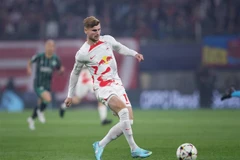 Tiền đạo Timo Werner trong trận đấu giữa câu lạc bộ Leipzig và Celtic tại giải UEFA Champions League ở Leipzig (Đức) ngày 5/10/2022. (Ảnh: AFP/TTXVN)