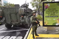 Binh sỹ Colombia. (Ảnh: AFP/TTXVN)