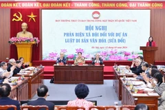 Quang cảnh hội nghị. (Ảnh: Minh Đức/TTXVN)