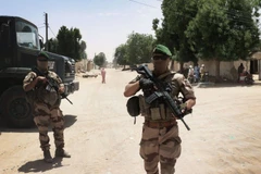 Lực lượng an ninh Chad tại thủ đô N’djamena. (Nguồn: AOL)