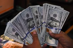 Tiền mệnh giá 100 USD. (Ảnh: AFP/TTXVN)