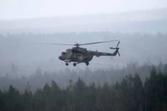 Máy bay trực thăng Mi-8. (Ảnh: TRT World)