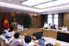 Toàn cảnh cuộc họp về Nghị định quy định về giá đất. (Ảnh: Văn Điệp/TTXVN)
