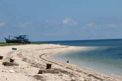 Bờ biển phía Bắc huyện đảo Phú Quý (Bình Thuận. (Ảnh minh họa: Nguyễn Thanh/TTXVN)