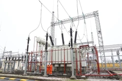 Trạm biến áp 500Kv Tây Hà Nội. (Ảnh: TTXVN)