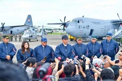 Không quân Indonesia tiếp nhận chiếc máy bay C-130J-30 Super Hercules thứ tư. (Nguồn: Bộ Quốc phòng Indonesia)