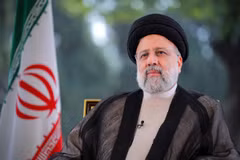 Tổng thống Iran Ebrahim Raisi tử nạn trong vụ rơi trực thăng ngày 19/5. (Ảnh: AFP/TTXVN)