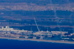 Hệ thống phòng không Israel đánh chặn tên lửa được phóng từ Liban, ngày 24/9/2024. (Ảnh: THX/TTXVN)