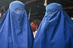 Trang phục burqa của phụ nữ Hồi giáo. (Ảnh: AFP/TTXVN)