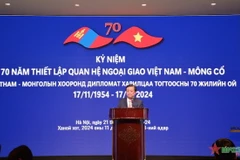 Bộ trưởng Bộ Nông nghiệp và Phát triển nông thôn Lê Minh Hoan phát biểu. (Ảnh: Báo Quân đội Nhân dân)