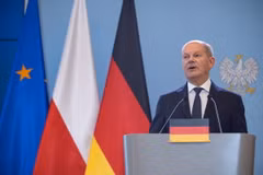 Thủ tướng Đức Olaf Scholz. (Ảnh: PAP/TTXVN)