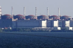 Quang cảnh nhà máy điện hạt nhân Zaporizhzhia ở miền Nam Ukraine. (Ảnh: Kyodo/TTXVN)