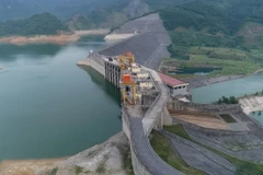 Nhà máy thủy điện Tuyên Quang, thuộc địa phận huyện Na Hang, tỉnh Tuyên Quang. (Ảnh: Vũ Quang/TTXVN)