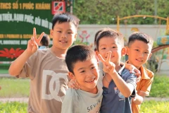 Lào Cai: 107 học sinh thôn Làng Nủ trở lại trường sau cơn lũ dữ