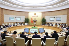 Phiên họp Thường trực Chính phủ về tình hình Tết Nguyên đán. (Ảnh: Dương Giang/TTXVN)