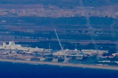 Hệ thống phòng không Israel đánh chặn tên lửa được phóng từ Liban, ngày 24/9/2024. (Ảnh: THX/TTXVN)