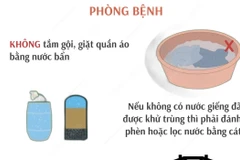 Phòng chống bệnh ngoài da trong mùa bão lụt và mưa lũ