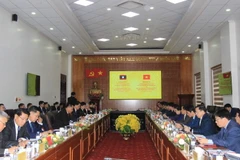 Quang cảnh hội đàm. (Ảnh: Nguyễn Oanh/TTXVN)