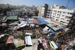 Bệnh viện Al-Shifa ở thành phố Gaza ngày 7/11/2023. (Ảnh: AFP/TTXVN)