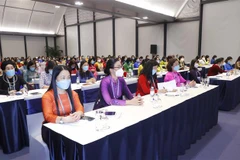 Đại biểu dự phiên thảo luận "Xây dựng tổ chức Hội vững mạnh, hoạt động chuyên nghiệp, hiệu quả". (Ảnh: Phương Hoa/TTXVN)