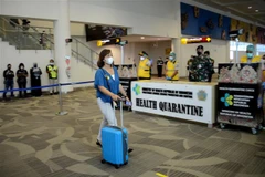 Sân bay quốc tế ở Tuban trên đảo Bali, Indonesia. (Ảnh: AFP/TTXVN)