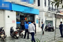 Hiện trường nơi xảy ra vụ cướp. (Nguồn: baogiaothong.vn)