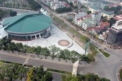 Nhà thi đấu tỉnh Vĩnh Phúc được tỉnh chi 40 tỷ đồng nâng cấp, cải tạo để phục vụ SEA Games 31. (Ảnh: Hoàng Hùng/TTXVN)