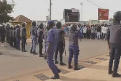 Một cuộc đình công tại Guinea-Bissau. (Nguồn: watsupafrica.com)