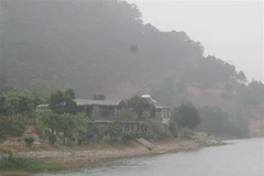 Một góc hồ Đồng Đò thôn Minh Tân, Minh Trí, Sóc Sơn Hà Nội. (Ảnh: Mạnh Khánh/TTXVN)