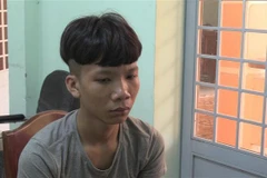 Đối tượng Nguyễn Văn Dư tại cơ quan công an. (Ảnh: Nguyễn Văn Việt/TTXVN)