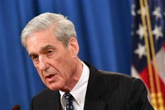 Công tố viên đặc biệt Robert Mueller trong một cuộc họp báo tại Bộ Tư pháp Mỹ ở Washington DC. (Nguồn: AFP/TTXVN)