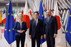 EU-Nhật Bản khởi động đối thoại chiến lược về an ninh, quốc phòng
