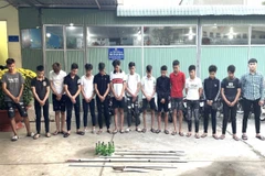 Kịp thời ngăn chặn một vụ 'hỗn chiến' với nhiều hung khí nguy hiểm