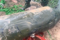 Bình Phước: Phát hiện quả bom nặng 300kg còn sót lại sau chiến tranh