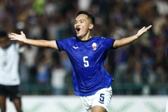 U22 Campuchia chiếm ngôi đầu bảng A sau trận thắng tưng bừng