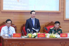 Chủ tịch nước Võ Văn Thưởng thăm, làm việc tại Cục Cứu hộ-Cứu nạn