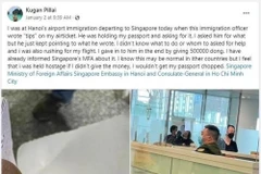 Tạm đình chỉ 1 cán bộ cửa khẩu để làm rõ thông tin du khách phản ánh