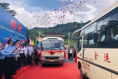 Thông xe tuyến vận tải hành khách quốc tế Lai Châu-Vân Nam