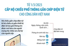 Từ 1/3, cấp Hộ chiếu phổ thông gắn chíp điện tử cho công dân Việt Nam