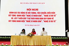 Xây dựng Nghị định quy định xét tặng danh hiệu NSND, NSƯT