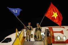 [Photo] Đội Công binh số 1 hoàn thành nhiệm vụ tại Phái bộ UNISFA