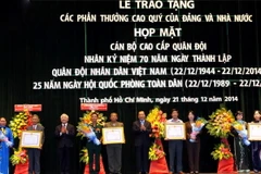 TP.HCM: Họp mặt tướng lĩnh, cán bộ cao cấp quân đội đã nghỉ hưu