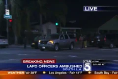 Mỹ: 2 đối tượng nổ súng vào cảnh sát tại Los Angeles