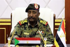 Tướng Abdel Fattah al-Burhan phát biểu tại cuộc họp ở Khartoum, Sudan, ngày 16/4/2019. (Ảnh: AFP/ TTXVN)