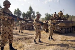 Các thành viên Lực lượng Vệ binh cách mạng Hồi giáo Iran (IRGC). (Ảnh: THX/ TTXVN)