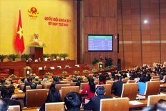 Kỳ họp thứ 6, Quốc hội khóa XIV. (Ảnh: Nguyễn Dân/TTXVN)