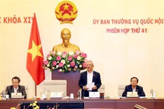 Phó Chủ tịch Quốc hội Uông Chu Lưu chủ trì và phát biểu bế mạc. (Ảnh: Trọng Đức/TTXVN)